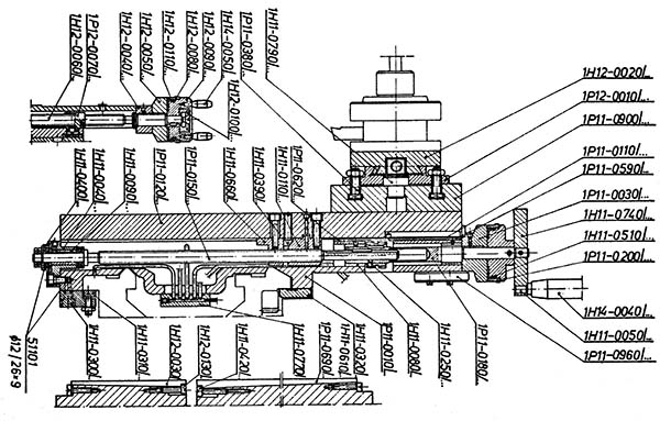 Суппорт токарно-гвинторізного верстата TUM-35